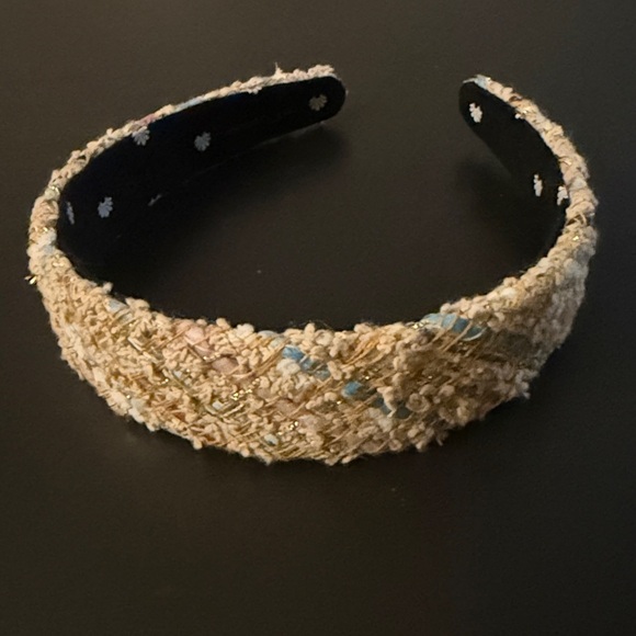 Lele Sadoughi Playa Stripe Tweed Bessette Headband